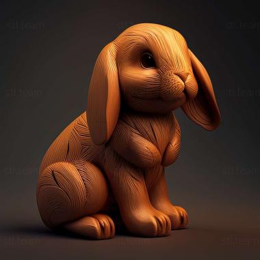 3D model Bunny (STL)